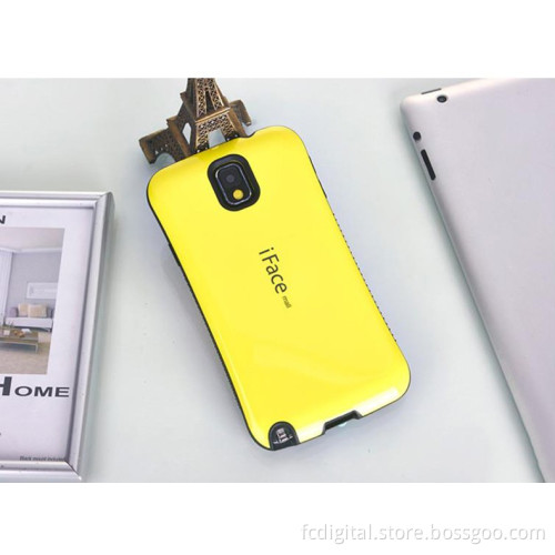 Free sample Korea Fashion Style cover iface silicone case For Samsung Galaxy Note 3 / 4 / 5 from factory directly